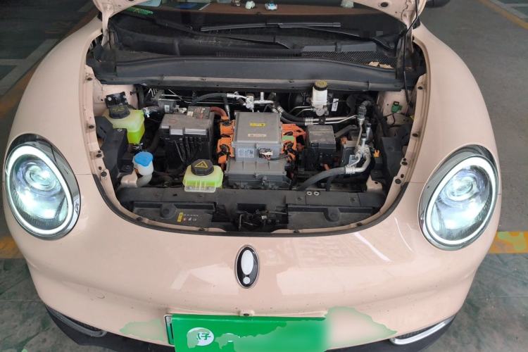 Used ORA Good Cat 2022 Morandi Edition 400km Standard Range Two-Week Young Enjoyment Version Lithium Iron Phosphate Engine Bay