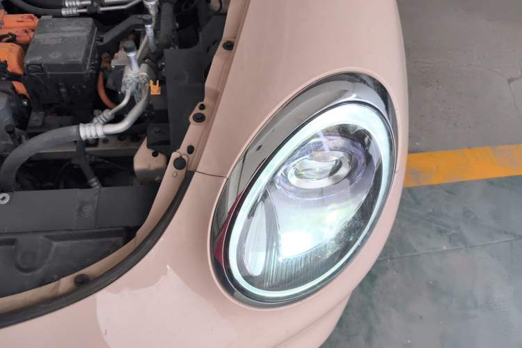 Used ORA Good Cat 2022 Morandi Edition 400km Standard Range Two-Week Young Enjoyment Version Lithium Iron Phosphate Engine Bay Left