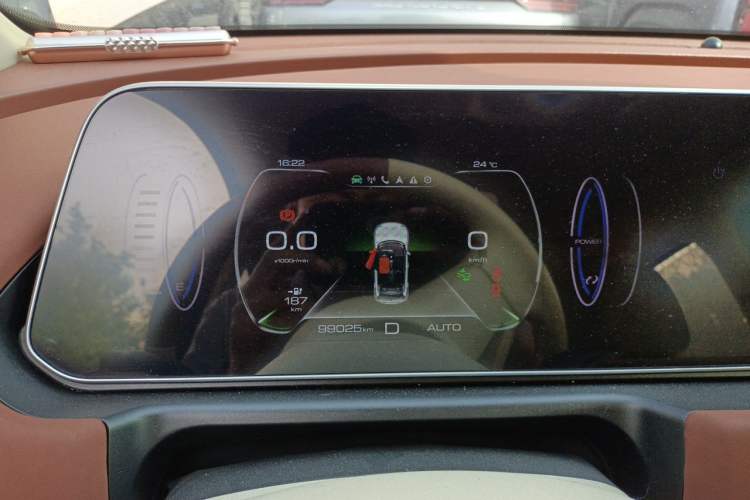 Used ORA Good Cat 2022 Morandi Edition 400km Standard Range Premium Version Lithium-Ion Battery Instrument Cluster