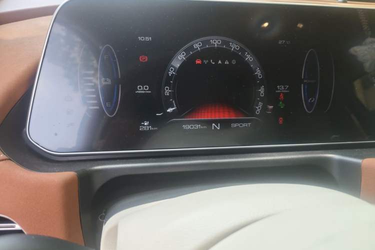 Used ORA Good Cat 2022 400km Standard Range Luxury Version Lithium Iron Phosphate Odometer Close Up