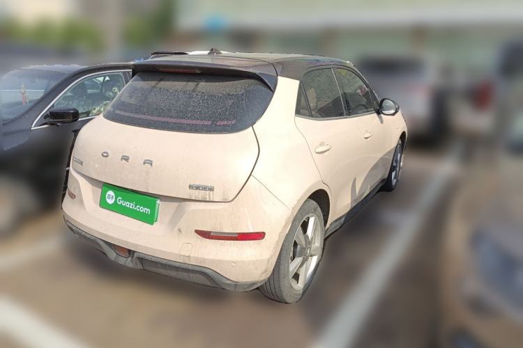 Used ORA Good Cat 2022 Morandi Edition 400km Standard Range Premium Version Lithium-Ion Battery Rear Right 45 Deg