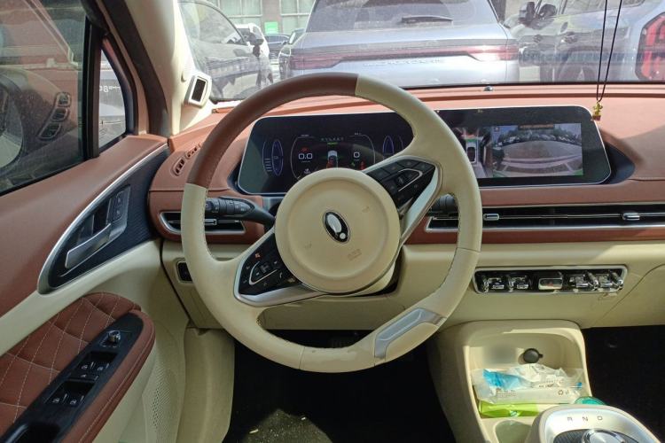Used ORA Good Cat 2022 Morandi Edition 400km Standard Range Premium Version Lithium-Ion Battery Steering Wheel