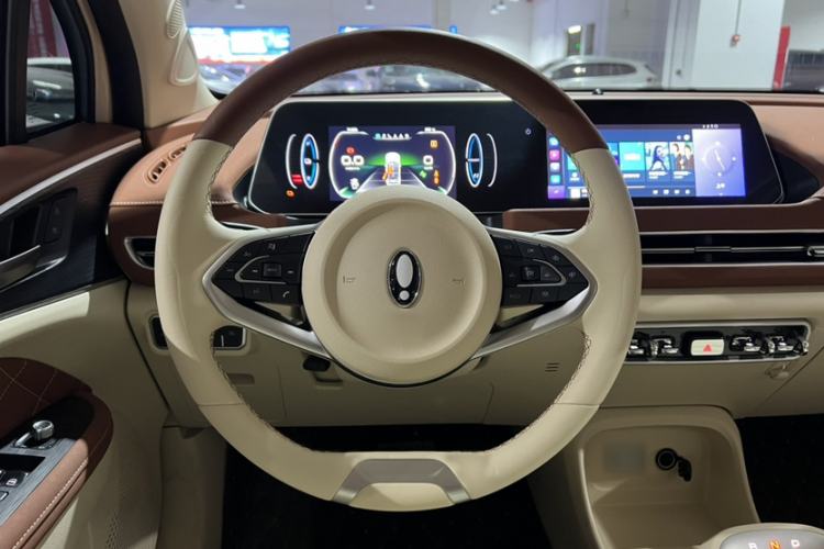 Used ORA Good Cat 2022 400km Standard Range Luxury Version Lithium Iron Phosphate Steering Wheel