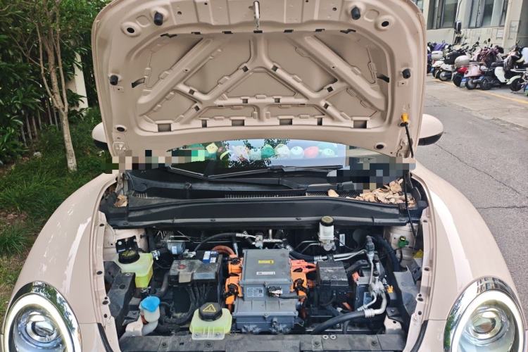 Used ORA Good Cat 2022 Morandi Edition 400km Standard Range Premium Version Lithium-Ion Battery Engine Bay