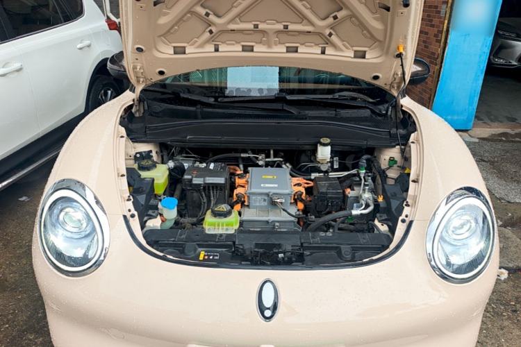 Used ORA Good Cat 2022 400km Standard Range Luxury Version Lithium Iron Phosphate Engine Bay