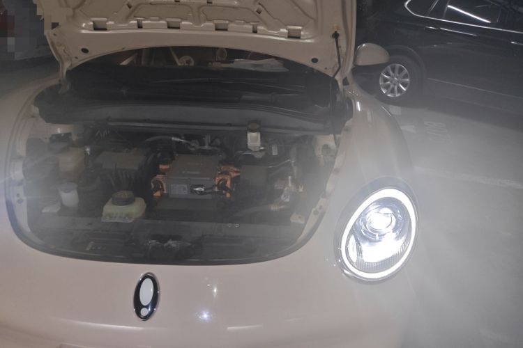 Used ORA Good Cat 2022 Morandi Edition 400km Standard Range Luxury Version Lithium-Ion Battery Engine Bay Left