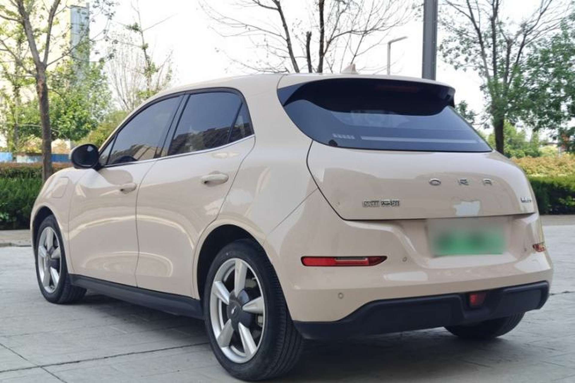 Used ORA Good Cat 2022 Morandi Edition 400km Standard Range Luxury Version Lithium-Ion Battery Exterior 3