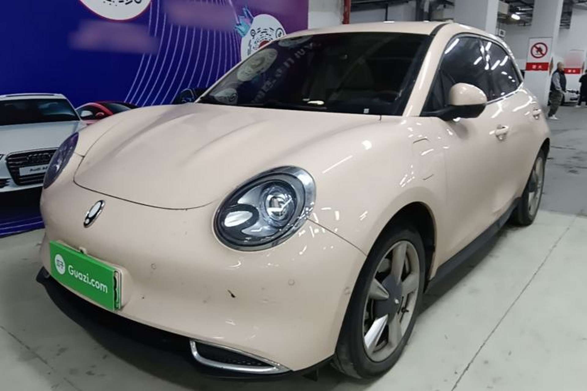 Used ORA Good Cat 2022 Morandi Edition 400km Standard Range Premium Version Lithium-Ion Battery Front Left 45 Deg