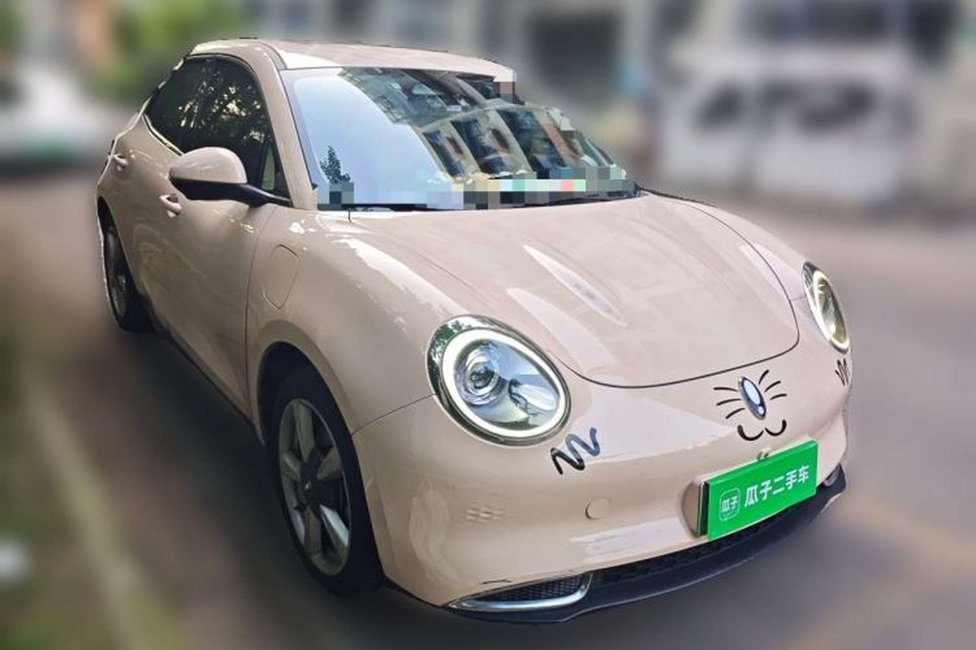 Used ORA Good Cat 2022 Morandi Edition 400km Standard Range Premium Version Lithium-Ion Battery Front Right 45 Deg