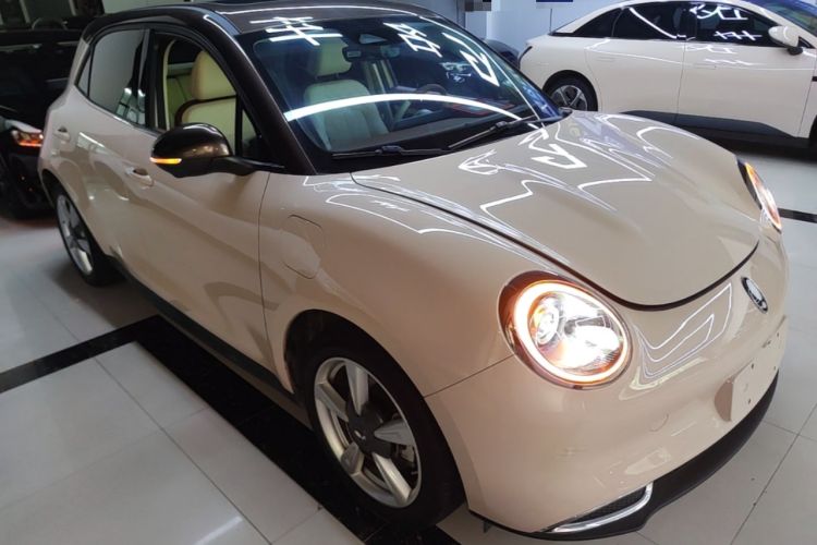 Used ORA Good Cat 2022 Morandi Edition 400km Standard Range Premium Version Lithium-Ion Battery Front Right 45 Deg