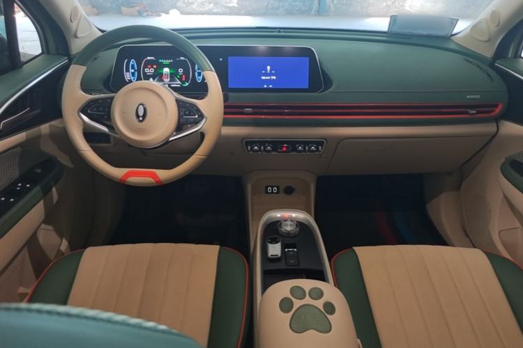 Used ORA Good Cat 2022 Morandi Edition 400km Standard Range Luxury Version Lithium-Ion Battery Center Console