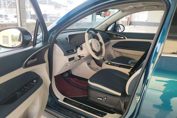Used ORA Good Cat 2022 Morandi Edition 400km Standard Range Two-Week Young Enjoyment Version Lithium Iron Phosphate Driver Seat