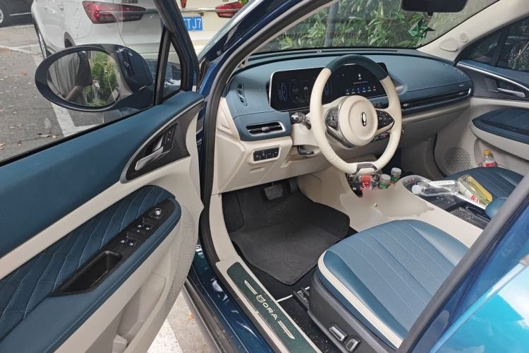 Used ORA Good Cat 2022 Morandi Edition 400km Standard Range Premium Version Lithium Iron Phosphate Driver Seat