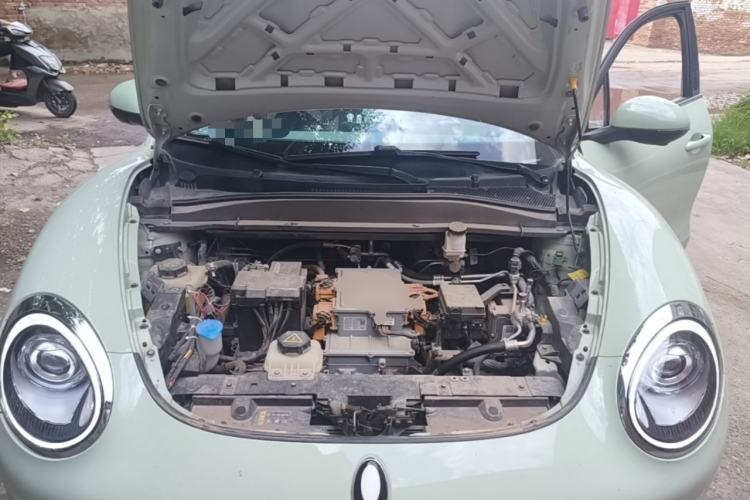 Used ORA Good Cat 2022 Morandi Edition 400km Standard Range Premium Version Lithium Iron Phosphate Engine Bay