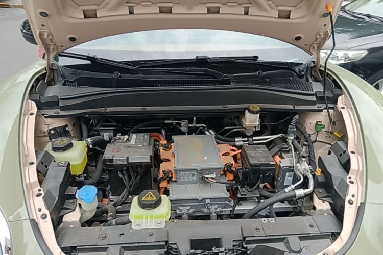 Used ORA Good Cat 2022 Morandi Edition 400km Standard Range Two-Week Young Enjoyment Version Lithium Iron Phosphate Engine Bay