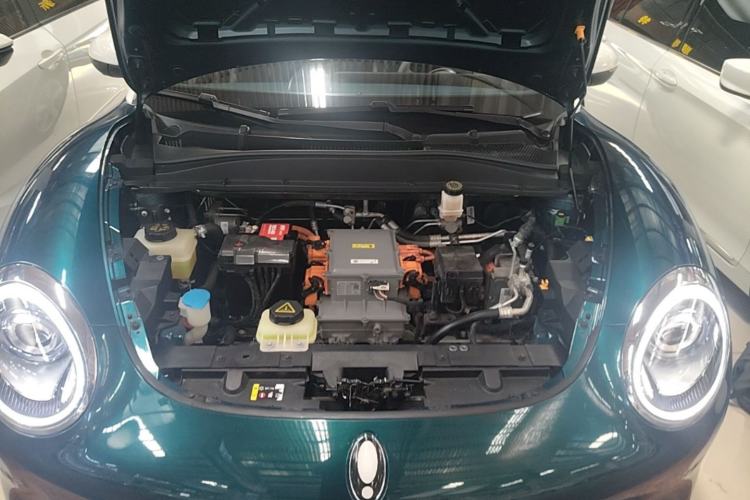 Used ORA Good Cat 2022 Morandi Edition 400km Standard Range Two-Week Young Enjoyment Version Lithium Iron Phosphate Engine Bay