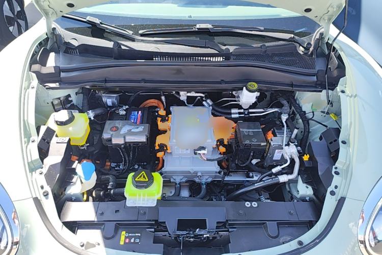 Used ORA Good Cat 2022 Morandi Edition 400km Standard Range Premium Version Lithium Iron Phosphate Engine Bay