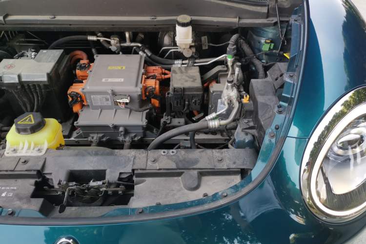 Used ORA Good Cat 2022 Morandi Edition 400km Standard Range Premium Version Lithium-Ion Battery Engine Bay Left