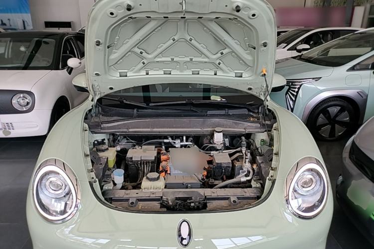 Used ORA Good Cat 2022 Morandi Edition 400km Standard Range Luxury Version Lithium-Ion Battery Engine Bay