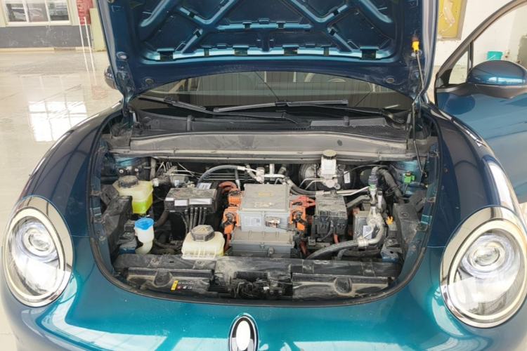 Used ORA Good Cat 2022 Morandi Edition 400km Standard Range Two-Week Young Enjoyment Version Lithium Iron Phosphate Engine Bay