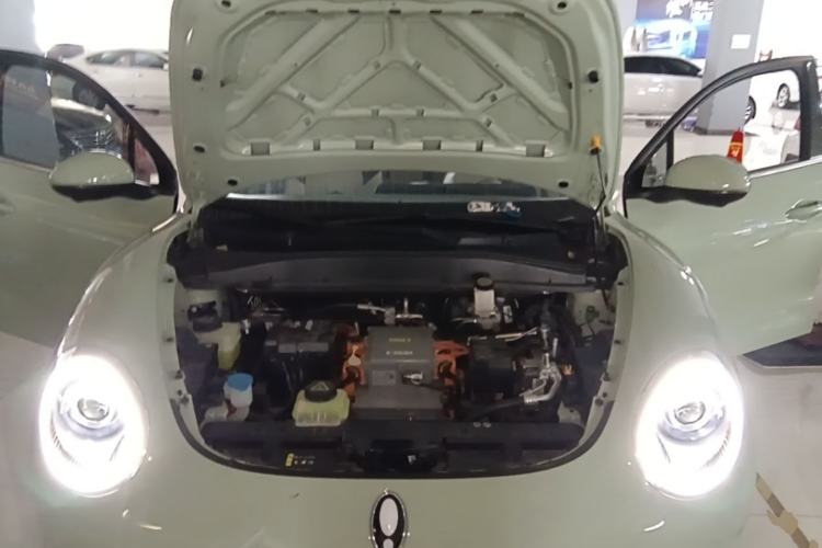 Used ORA Good Cat 2022 Morandi Edition 400km Standard Range Luxury Version Lithium Iron Phosphate Engine Bay