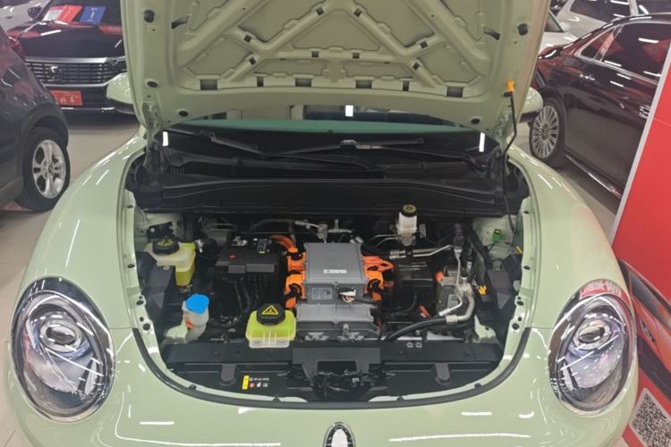 Used ORA Good Cat 2022 Morandi Edition 400km Standard Range Premium Version Lithium-Ion Battery Engine Bay