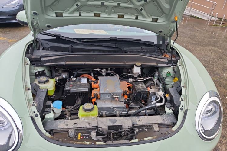 Used ORA Good Cat 2022 Morandi Edition 400km Standard Range Two-Week Young Enjoyment Version Lithium Iron Phosphate Engine Bay