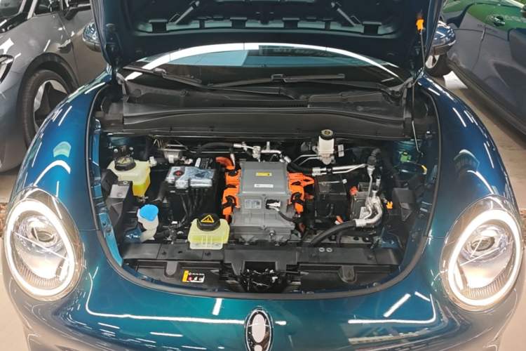 Used ORA Good Cat 2022 400km Standard Range Premium Version Lithium-Ion Battery Engine Bay