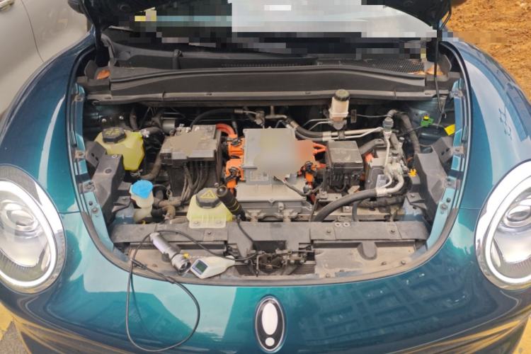 Used ORA Good Cat 2022 Morandi Edition 400km Standard Range Premium Version Lithium Iron Phosphate Engine Bay