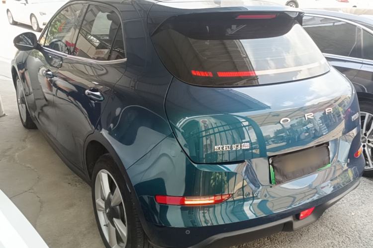 Used ORA Good Cat 2022 Morandi Edition 400km Standard Range Luxury Version Lithium-Ion Battery Exterior 2
