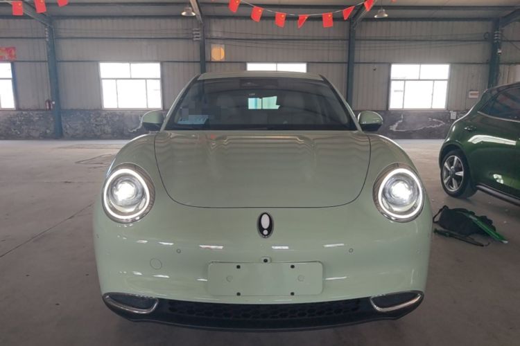 Used ORA Good Cat 2022 Morandi Edition 400km Standard Range Luxury Version Lithium-Ion Battery Front