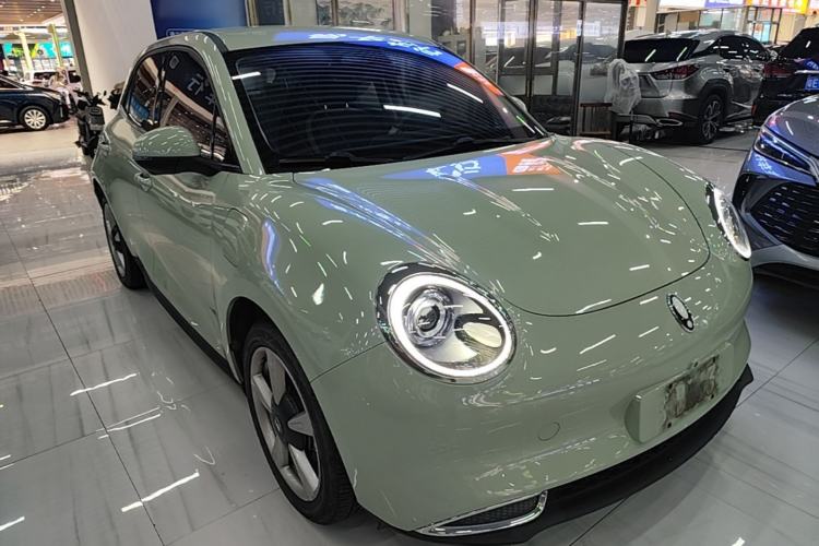 Used ORA Good Cat 2022 Morandi Edition 400km Standard Range Luxury Version Lithium-Ion Battery Front Right 45 Deg