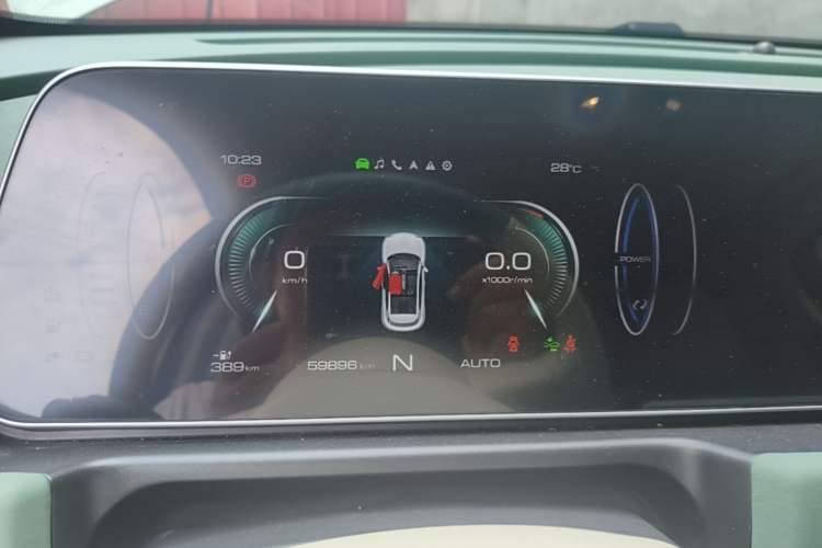 Used ORA Good Cat 2022 Morandi Edition 400km Standard Range Premium Version Lithium Iron Phosphate Instrument Cluster