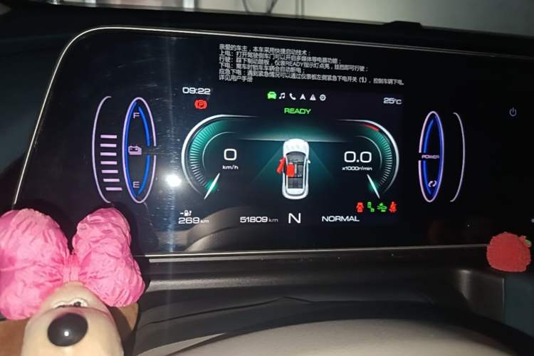 Used ORA Good Cat 2022 Morandi Edition 400km Standard Range Luxury Version Lithium-Ion Battery Instrument Cluster