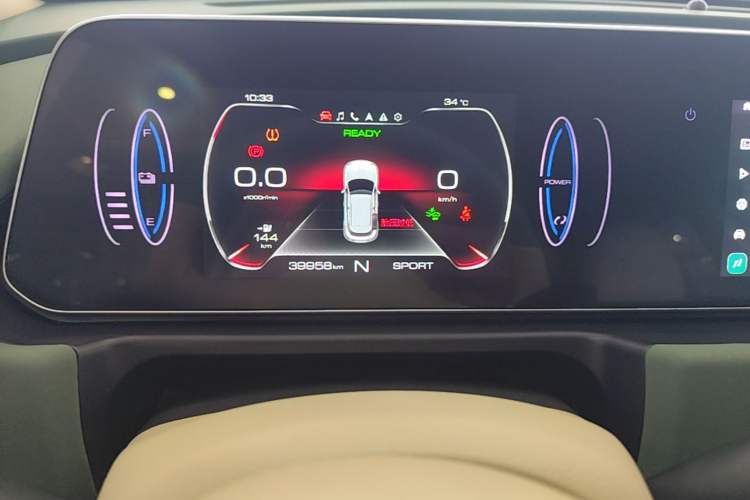 Used ORA Good Cat 2022 Morandi Edition 400km Standard Range Two-Week Young Enjoyment Version Lithium Iron Phosphate Instrument Cluster