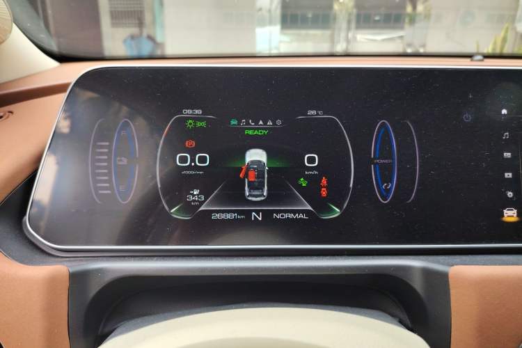 Used ORA Good Cat 2022 Morandi Edition 400km Standard Range Premium Version Lithium Iron Phosphate Instrument Cluster