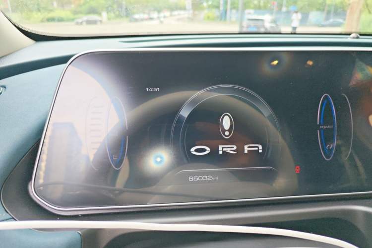 Used ORA Good Cat 2022 Morandi Edition 400km Standard Range Two-Week Young Enjoyment Version Lithium Iron Phosphate Instrument Cluster