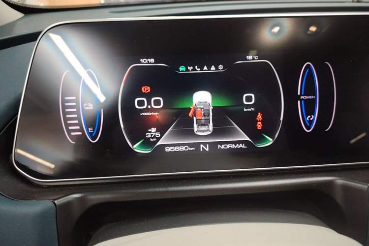 Used ORA Good Cat 2022 Morandi Edition 500 km Long Range Luxury Version Lithium Ternary Instrument Cluster