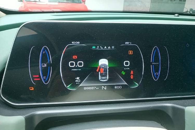 Used ORA Good Cat 2022 Morandi Edition 400km Standard Range Luxury Version Lithium Iron Phosphate Instrument Cluster