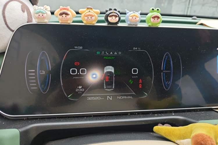 Used ORA Good Cat 2022 Morandi Edition 400km Standard Range Two-Week Young Enjoyment Version Lithium Iron Phosphate Instrument Cluster