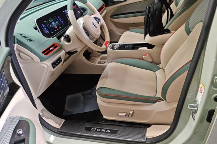Used ORA Good Cat 2022 Morandi Edition 400km Standard Range Premium Version Lithium Iron Phosphate Left Front Seat