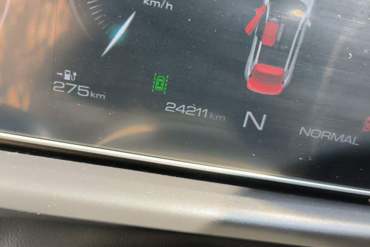 Used ORA Good Cat 2022 Morandi Edition 400km Standard Range Premium Version Lithium Iron Phosphate Odometer Close Up
