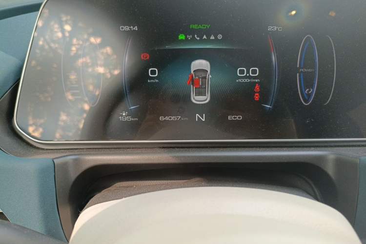 Used ORA Good Cat 2022 400km Standard Range Premium Version Lithium-Ion Battery Odometer Close Up