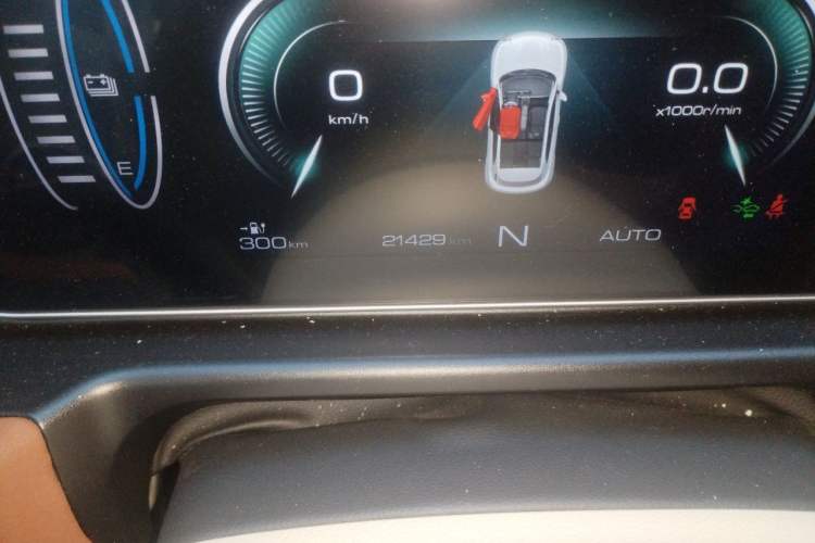 Used ORA Good Cat 2022 Morandi Edition 400km Standard Range Luxury Version Lithium Iron Phosphate Odometer Close Up