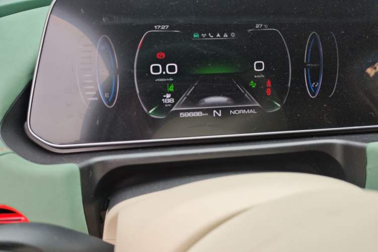 Used ORA Good Cat 2022 400km Standard Range Luxury Version Ternary Lithium Odometer Close Up