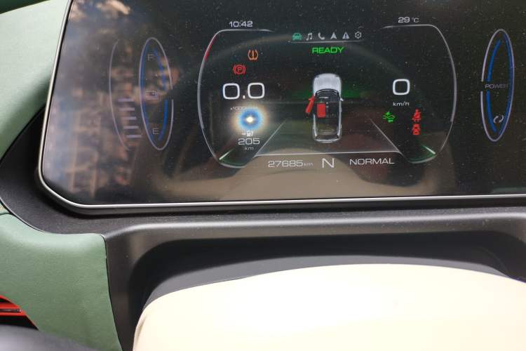 Used ORA Good Cat 2022 400km Standard Range Luxury Version Lithium Iron Phosphate Odometer Close Up