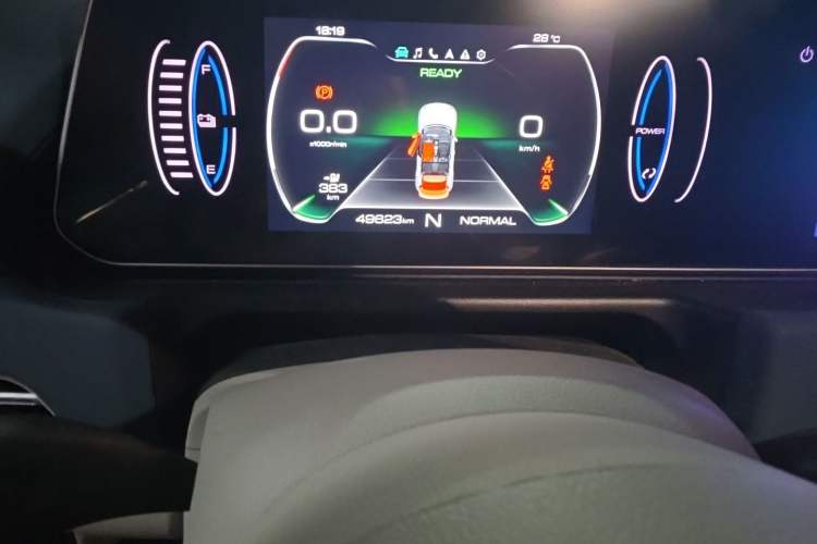 Used ORA Good Cat 2022 400km Standard Range Luxury Version Lithium Iron Phosphate Odometer Close Up