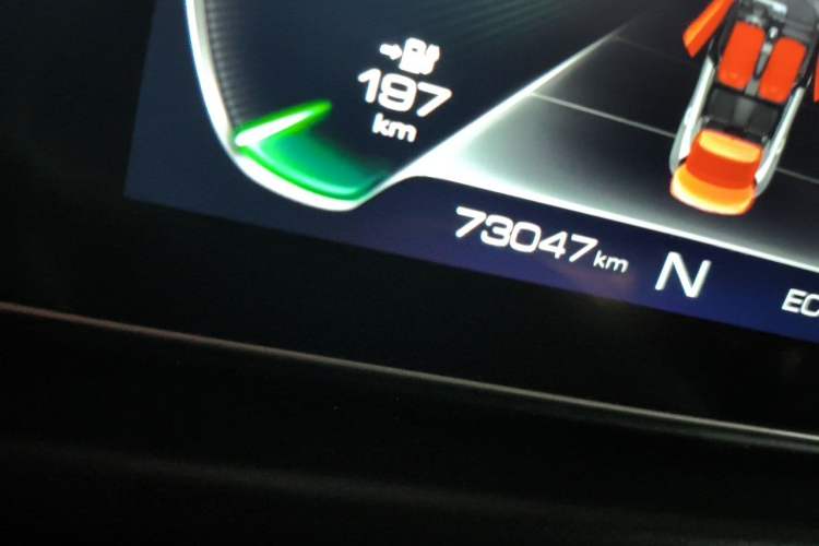 Used ORA Good Cat 2022 400km Standard Range Premium Version Lithium-Ion Battery Odometer Close Up