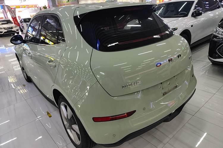 Used ORA Good Cat 2022 Morandi Edition 400km Standard Range Luxury Version Lithium-Ion Battery Rear Left 45 Deg