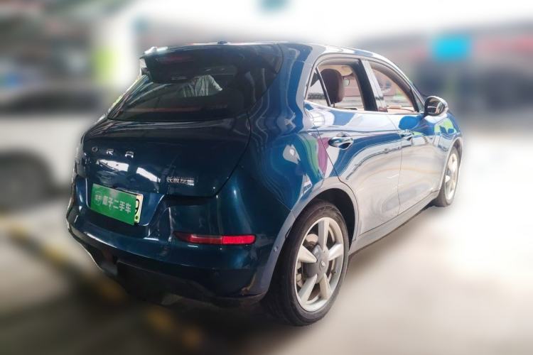Used ORA Good Cat 2022 Morandi Edition 400km Standard Range Premium Version Lithium-Ion Battery Rear Right 45 Deg
